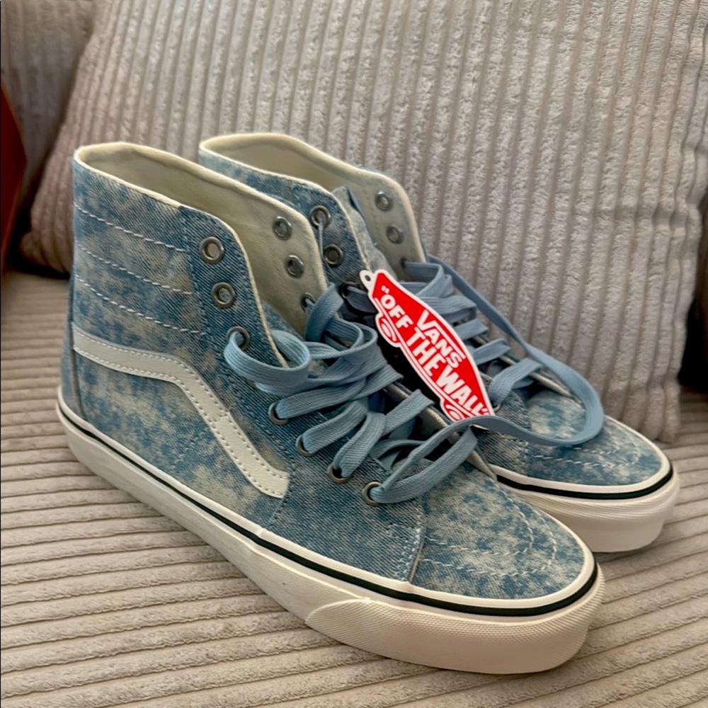 Vans Denim Blue acid wash High-Tops